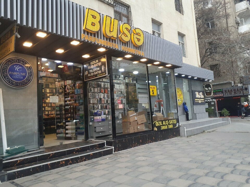 Busə mağazası görünüşü